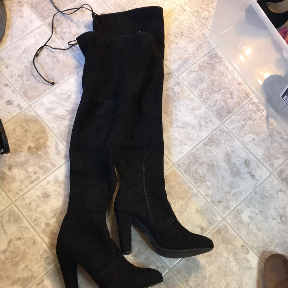 Over the Knee Heeled Boots